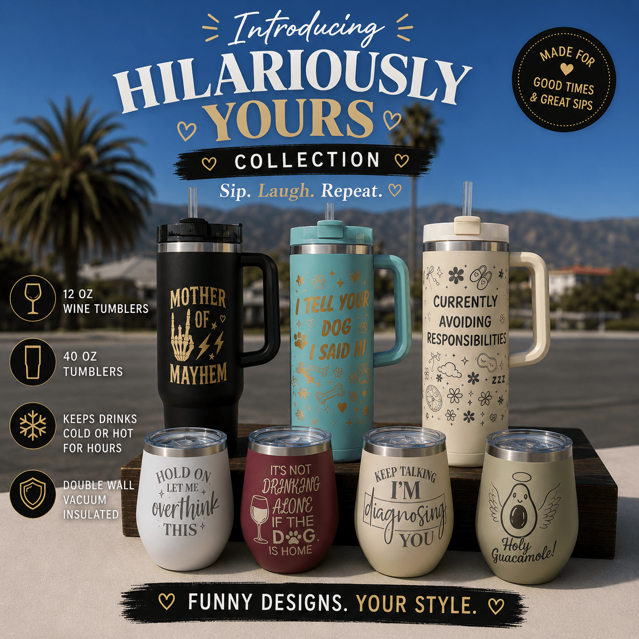HILARIOUSLY YOURS - Beam The Vibe