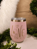 12oz Snoopy Love - Beam The Vibe 12oz Snoopy Love in with laser engraved design