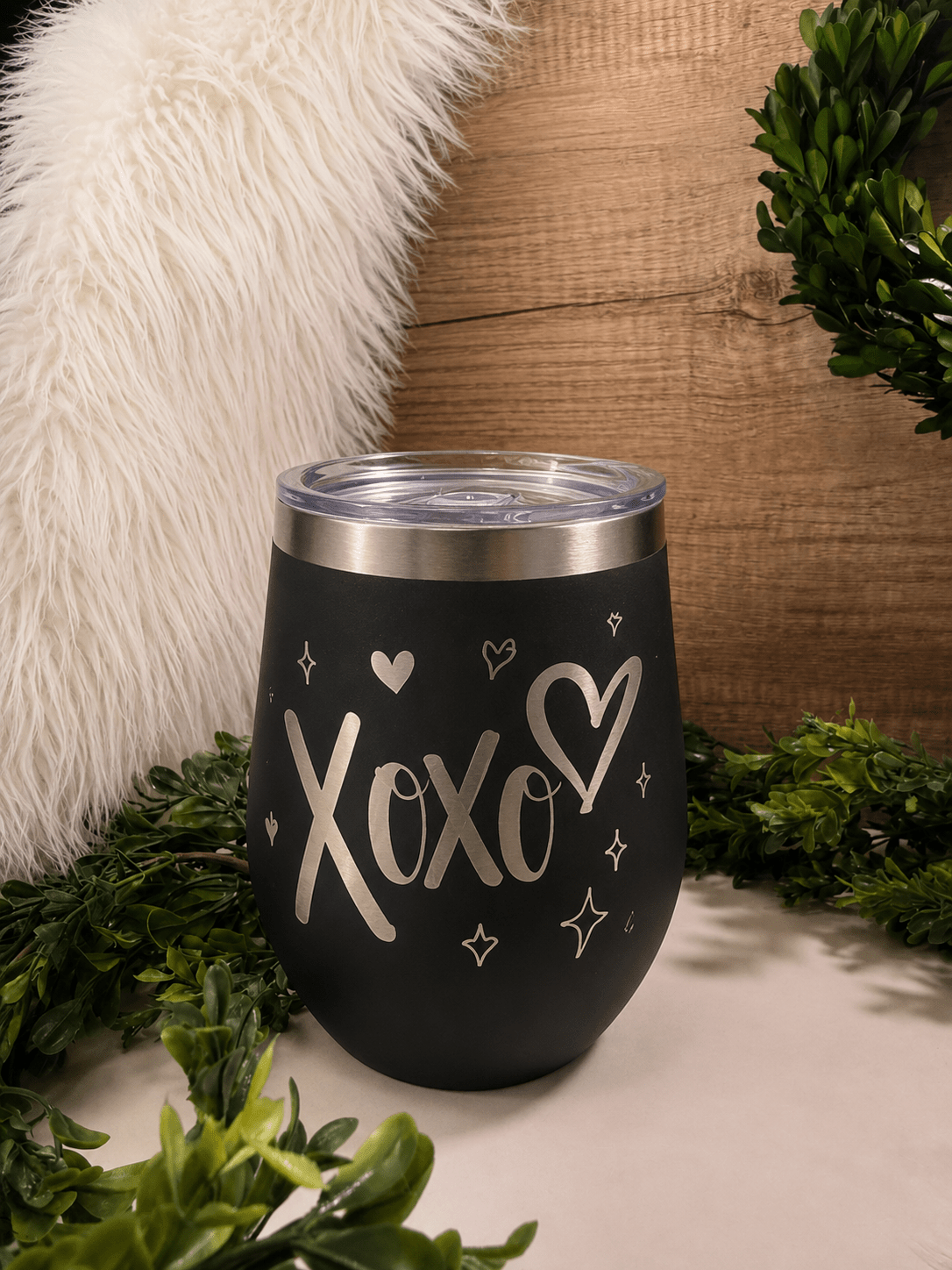 12oz XOXO - Beam The Vibe 12oz XOXO in with laser engraved design