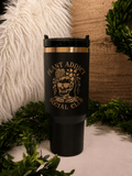 40oz Plant Addict - Beam The Vibe 40oz Plant Addict in with laser engraved design
