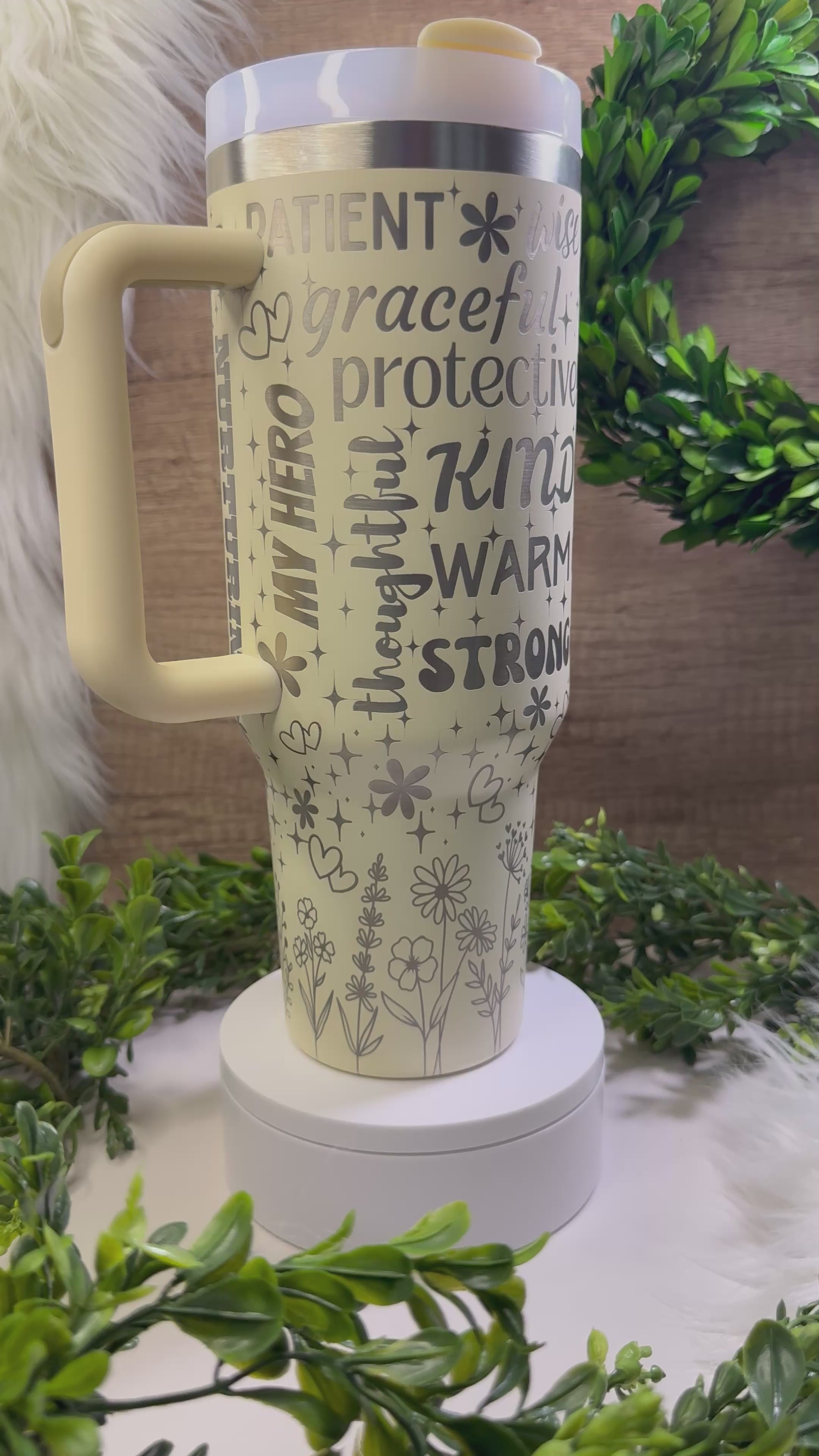 40oz Tumbler - Mom Is...