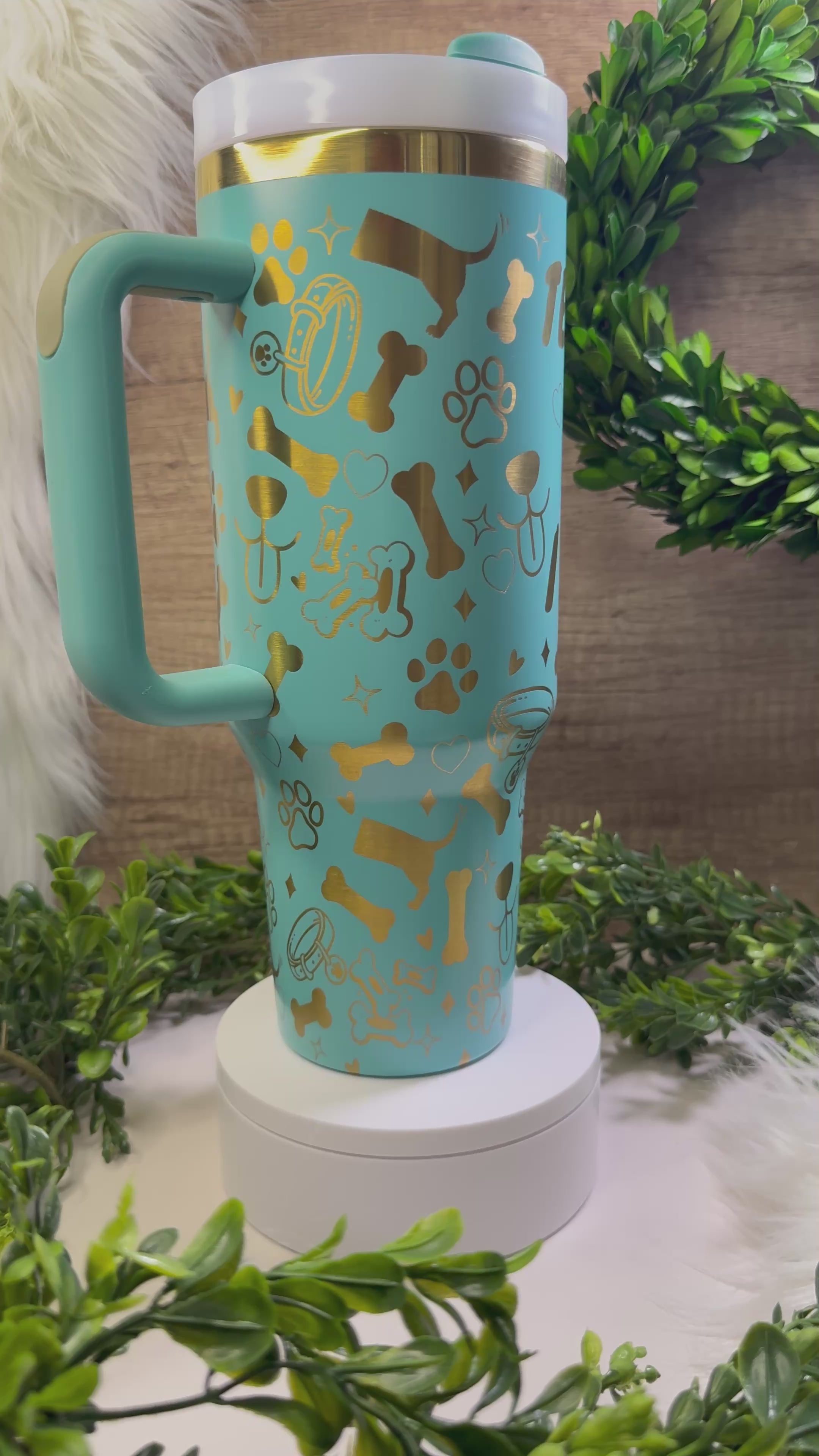40oz Tumbler - Tell Your Dog I Said Hi